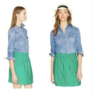 J.CREW Crinkle City Mini Skirt